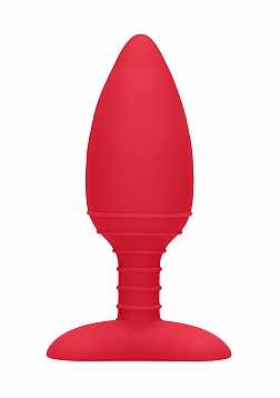 Heating Anal Butt Plug - Glow - Red